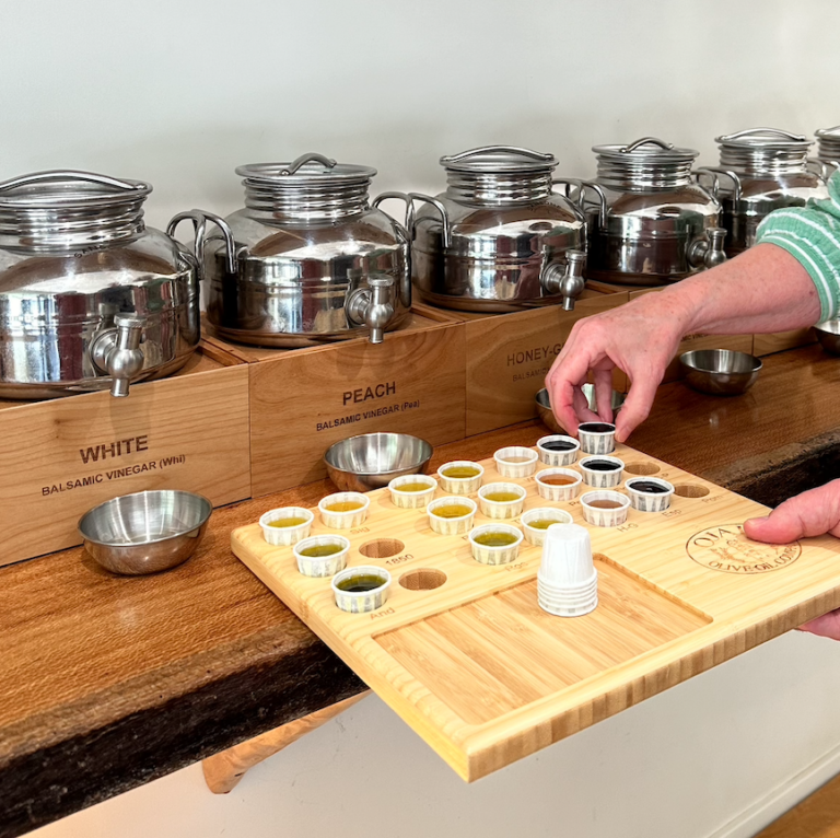 Olive oil & balsamic tasting in Ojai, California